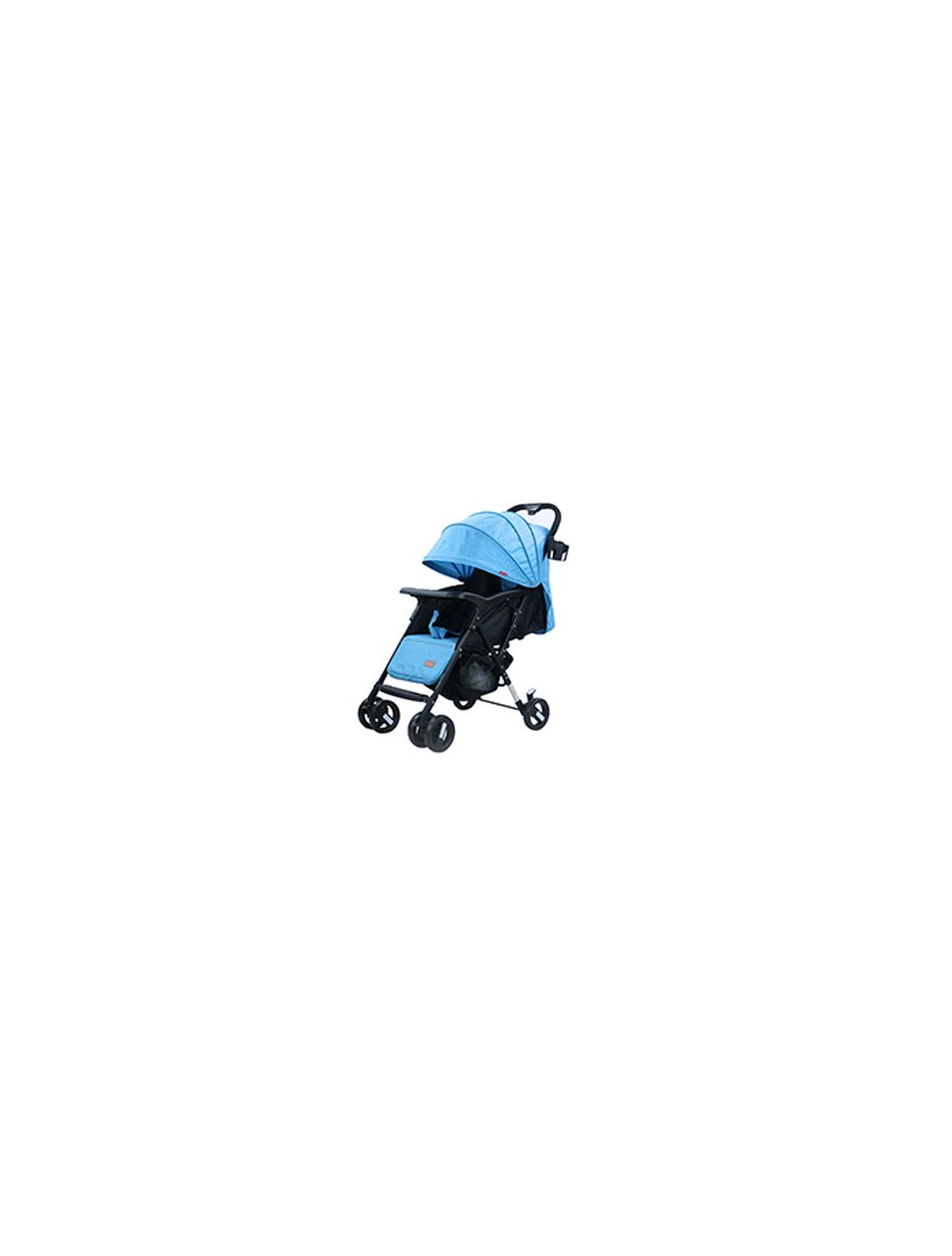 Joymaker Baby Blue & Black Stroller